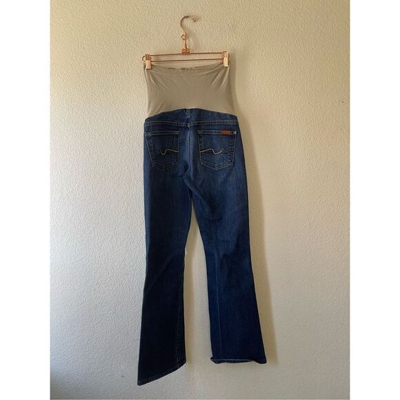 7 for all mankind flared maternity‎ jeans size 25 - Picture 4 of 8
